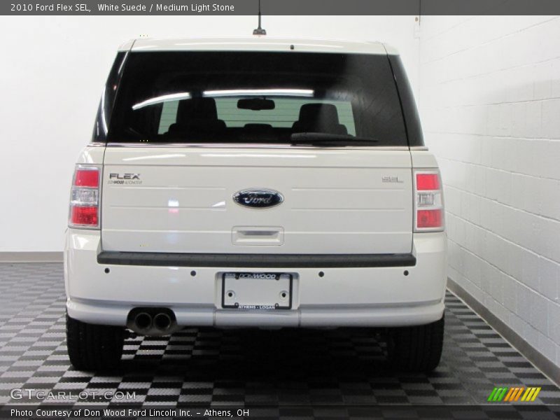 White Suede / Medium Light Stone 2010 Ford Flex SEL