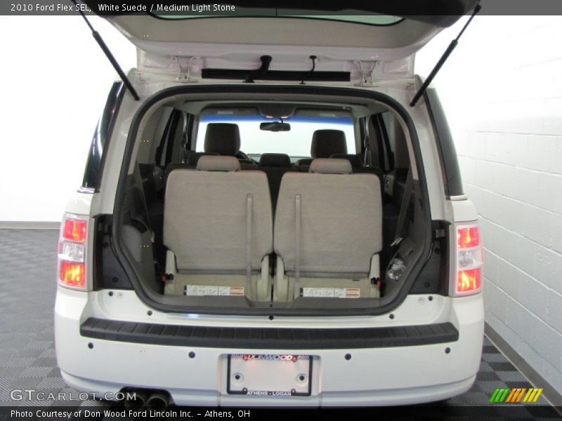 White Suede / Medium Light Stone 2010 Ford Flex SEL