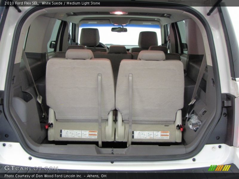 White Suede / Medium Light Stone 2010 Ford Flex SEL