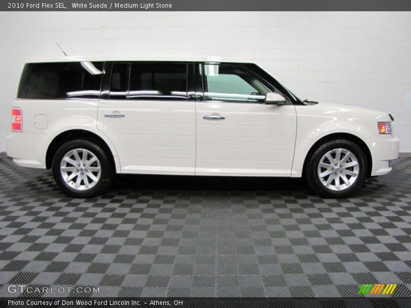 White Suede / Medium Light Stone 2010 Ford Flex SEL