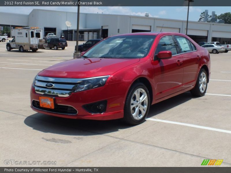 Red Candy Metallic / Charcoal Black 2012 Ford Fusion SE