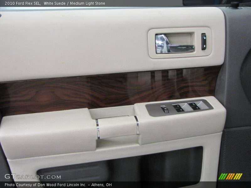 White Suede / Medium Light Stone 2010 Ford Flex SEL