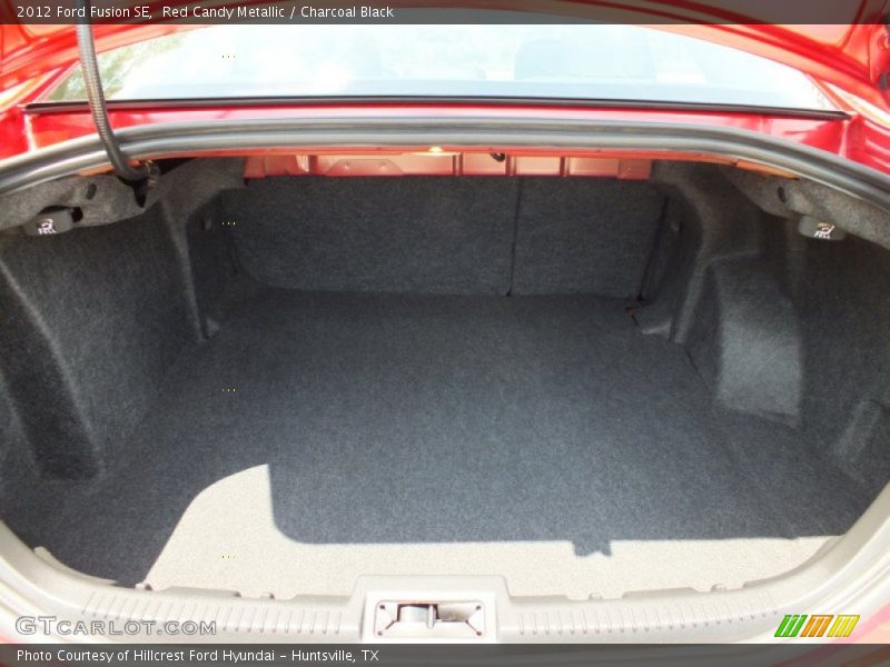 Red Candy Metallic / Charcoal Black 2012 Ford Fusion SE