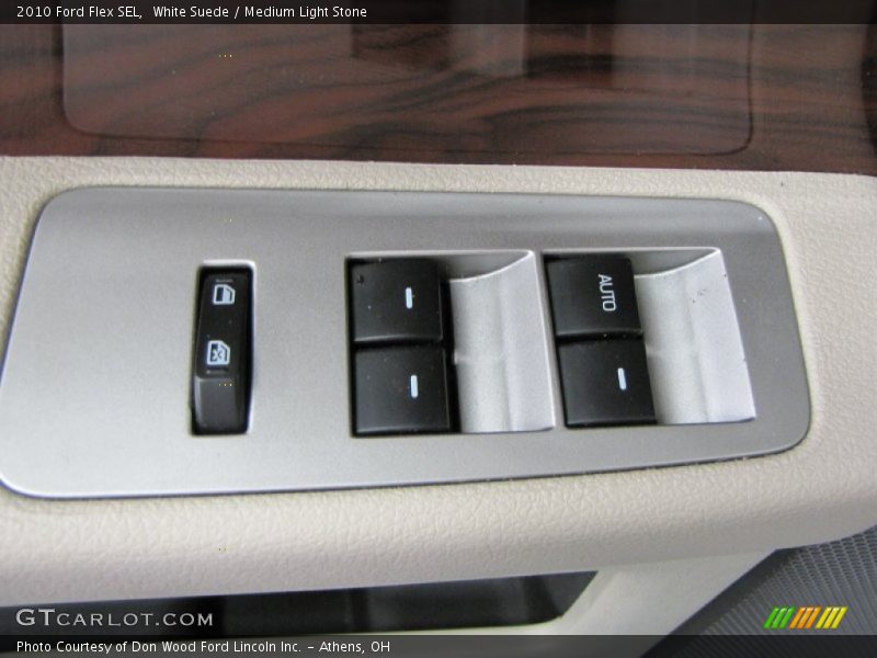 White Suede / Medium Light Stone 2010 Ford Flex SEL