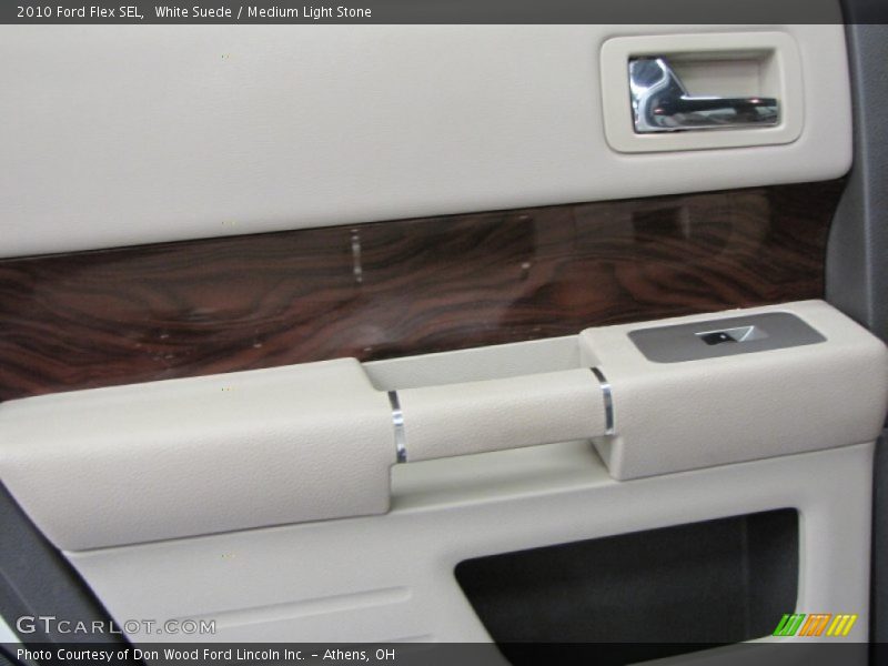 White Suede / Medium Light Stone 2010 Ford Flex SEL