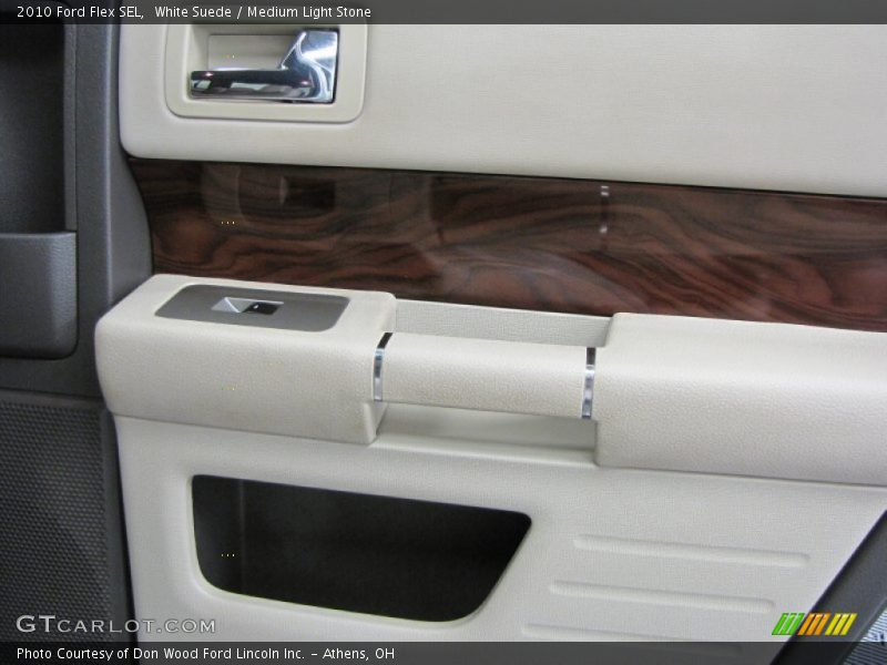 White Suede / Medium Light Stone 2010 Ford Flex SEL