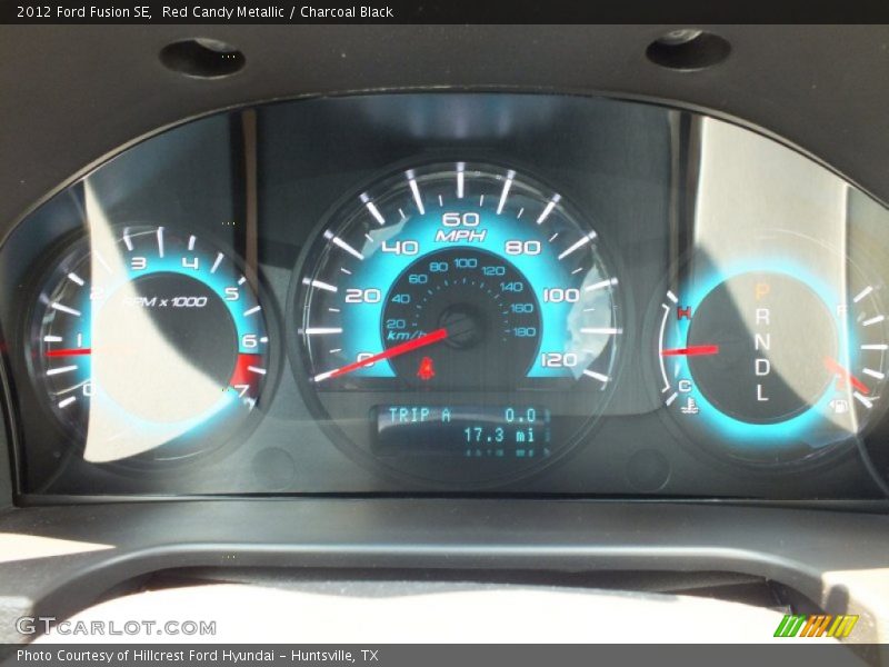 Red Candy Metallic / Charcoal Black 2012 Ford Fusion SE