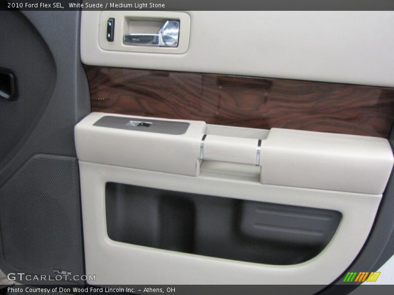 White Suede / Medium Light Stone 2010 Ford Flex SEL
