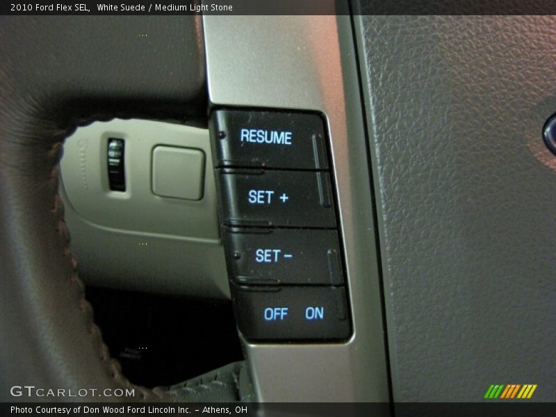 White Suede / Medium Light Stone 2010 Ford Flex SEL