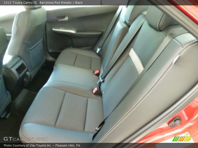 Barcelona Red Metallic / Black 2012 Toyota Camry SE