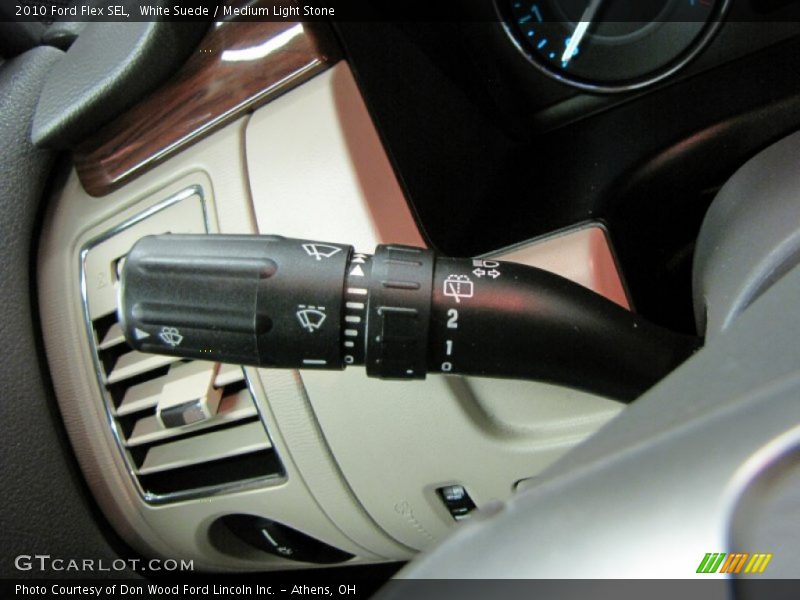 White Suede / Medium Light Stone 2010 Ford Flex SEL