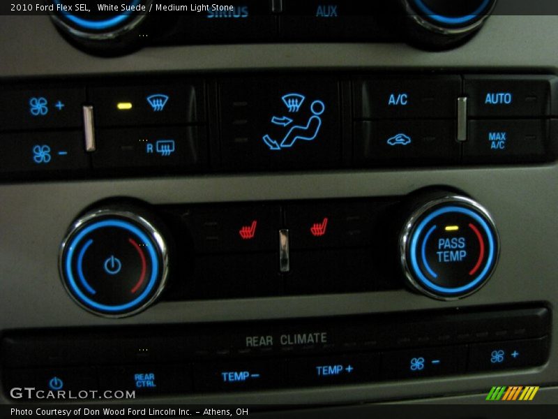White Suede / Medium Light Stone 2010 Ford Flex SEL