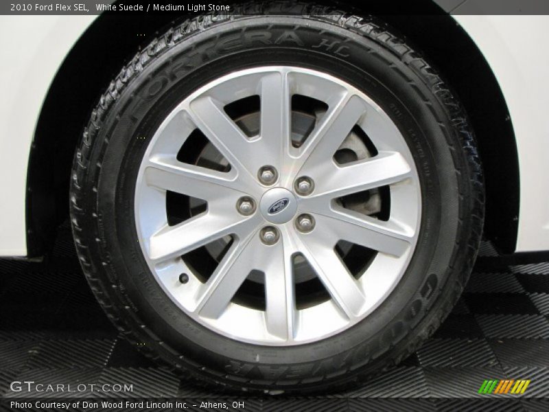 White Suede / Medium Light Stone 2010 Ford Flex SEL