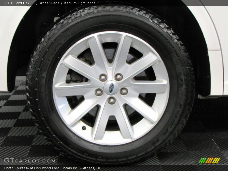 White Suede / Medium Light Stone 2010 Ford Flex SEL