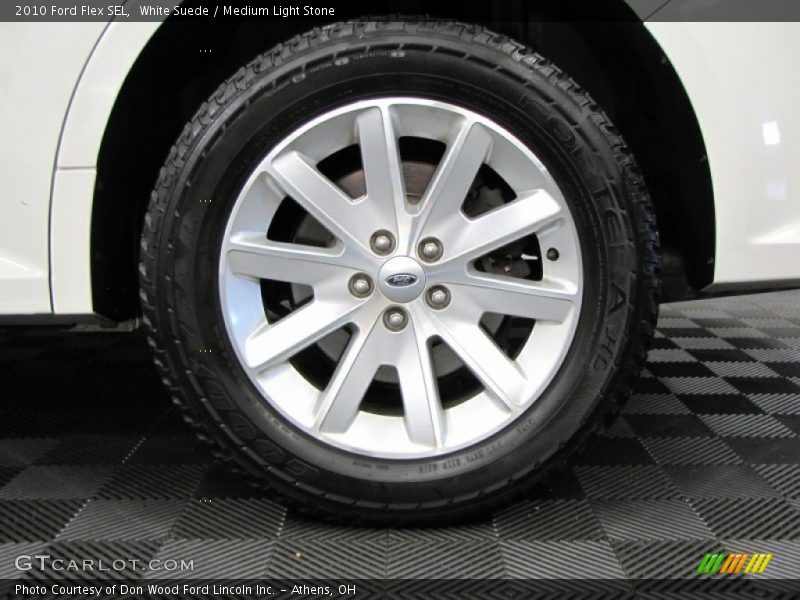 White Suede / Medium Light Stone 2010 Ford Flex SEL