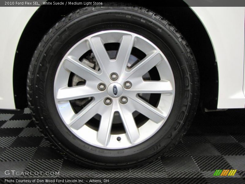White Suede / Medium Light Stone 2010 Ford Flex SEL