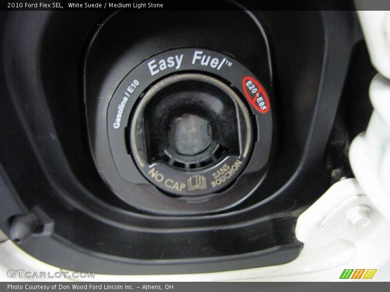White Suede / Medium Light Stone 2010 Ford Flex SEL