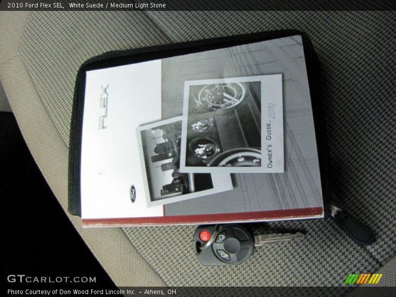 White Suede / Medium Light Stone 2010 Ford Flex SEL