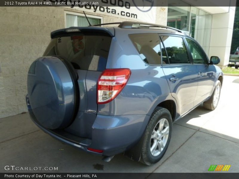 Pacific Blue Metallic / Ash 2012 Toyota RAV4 I4 4WD