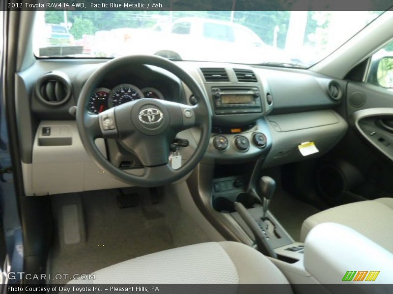 Pacific Blue Metallic / Ash 2012 Toyota RAV4 I4 4WD
