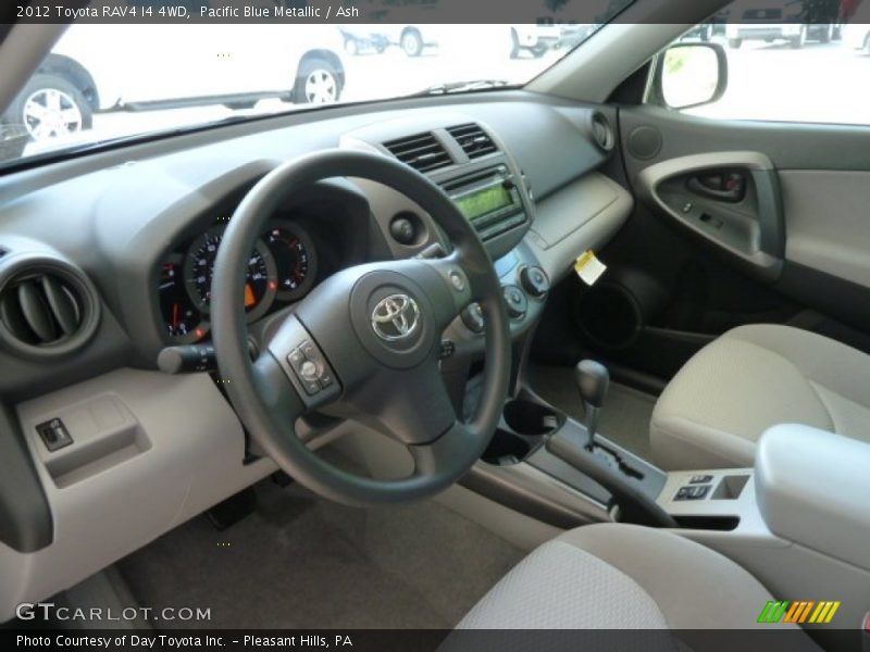 Pacific Blue Metallic / Ash 2012 Toyota RAV4 I4 4WD