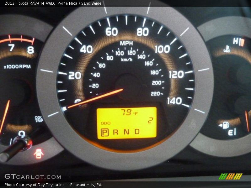 Pyrite Mica / Sand Beige 2012 Toyota RAV4 I4 4WD