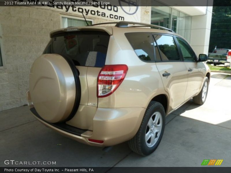 Sandy Beach Metallic / Sand Beige 2012 Toyota RAV4 I4 4WD