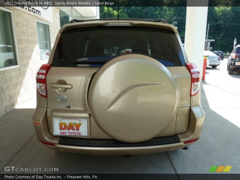Sandy Beach Metallic / Sand Beige 2012 Toyota RAV4 I4 4WD