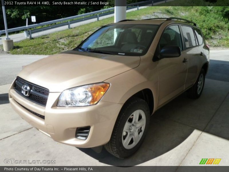 Sandy Beach Metallic / Sand Beige 2012 Toyota RAV4 I4 4WD