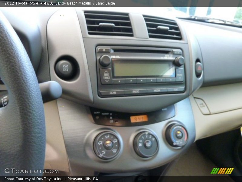 Sandy Beach Metallic / Sand Beige 2012 Toyota RAV4 I4 4WD