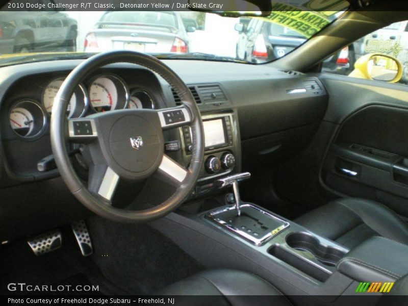 Detonator Yellow / Dark Slate Gray 2010 Dodge Challenger R/T Classic