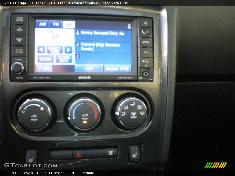 Detonator Yellow / Dark Slate Gray 2010 Dodge Challenger R/T Classic