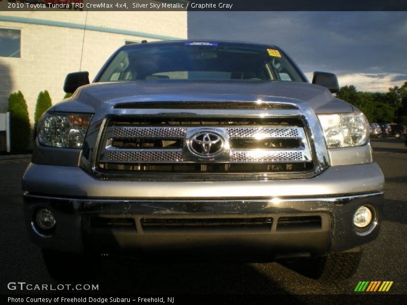 Silver Sky Metallic / Graphite Gray 2010 Toyota Tundra TRD CrewMax 4x4