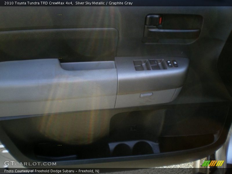 Silver Sky Metallic / Graphite Gray 2010 Toyota Tundra TRD CrewMax 4x4