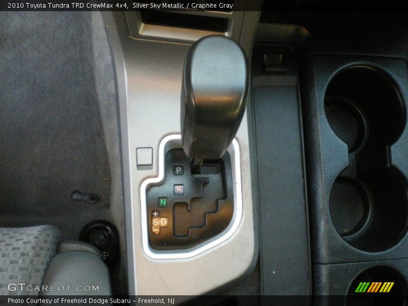 Silver Sky Metallic / Graphite Gray 2010 Toyota Tundra TRD CrewMax 4x4