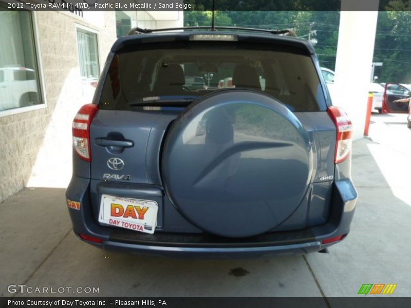 Pacific Blue Metallic / Sand Beige 2012 Toyota RAV4 I4 4WD