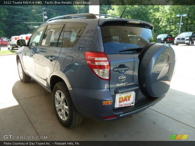 Pacific Blue Metallic / Sand Beige 2012 Toyota RAV4 I4 4WD