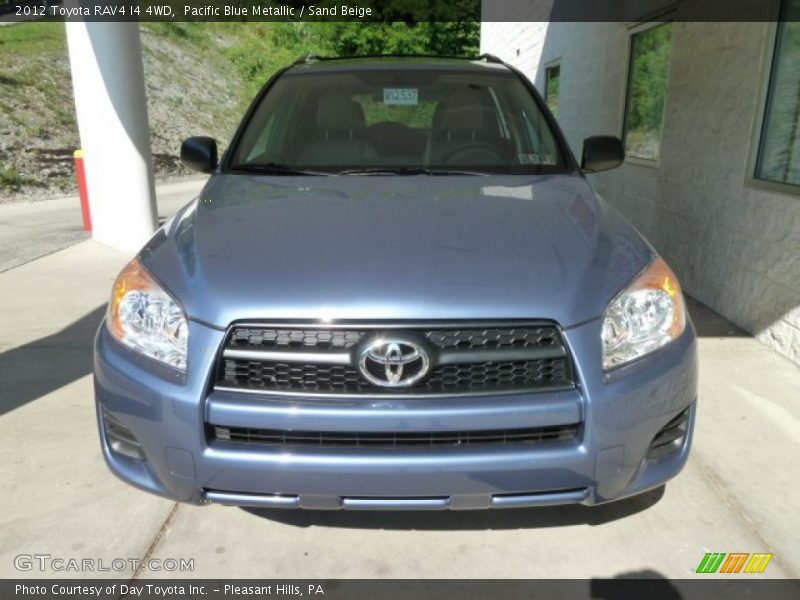 Pacific Blue Metallic / Sand Beige 2012 Toyota RAV4 I4 4WD