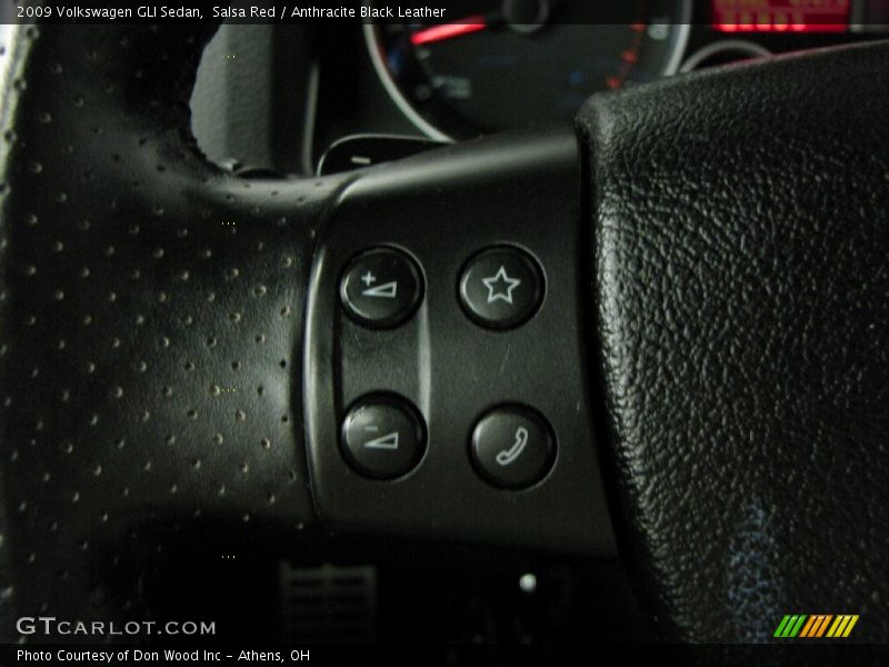 Salsa Red / Anthracite Black Leather 2009 Volkswagen GLI Sedan