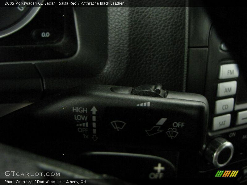 Salsa Red / Anthracite Black Leather 2009 Volkswagen GLI Sedan