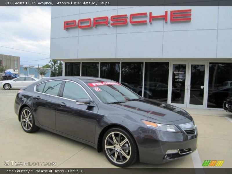 Graphite Luster Metallic / Taupe 2012 Acura TL 3.5 Advance