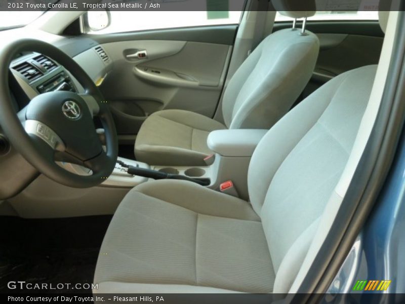 Tropical Sea Metallic / Ash 2012 Toyota Corolla LE