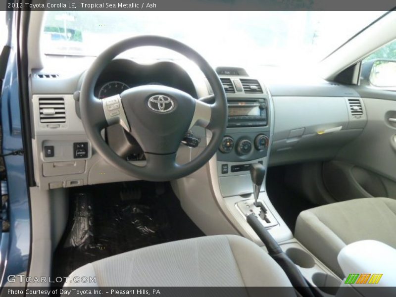 Tropical Sea Metallic / Ash 2012 Toyota Corolla LE