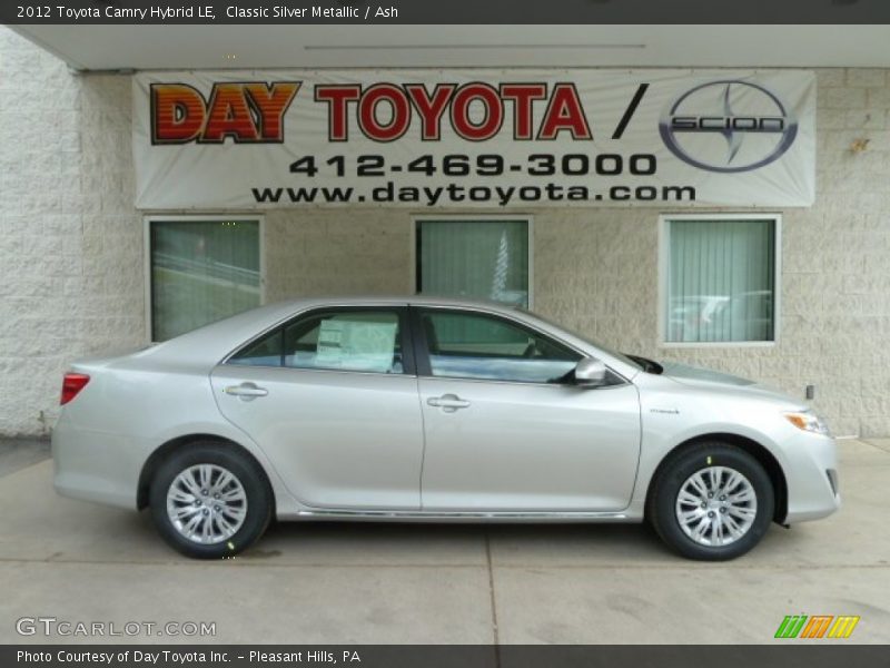 Classic Silver Metallic / Ash 2012 Toyota Camry Hybrid LE