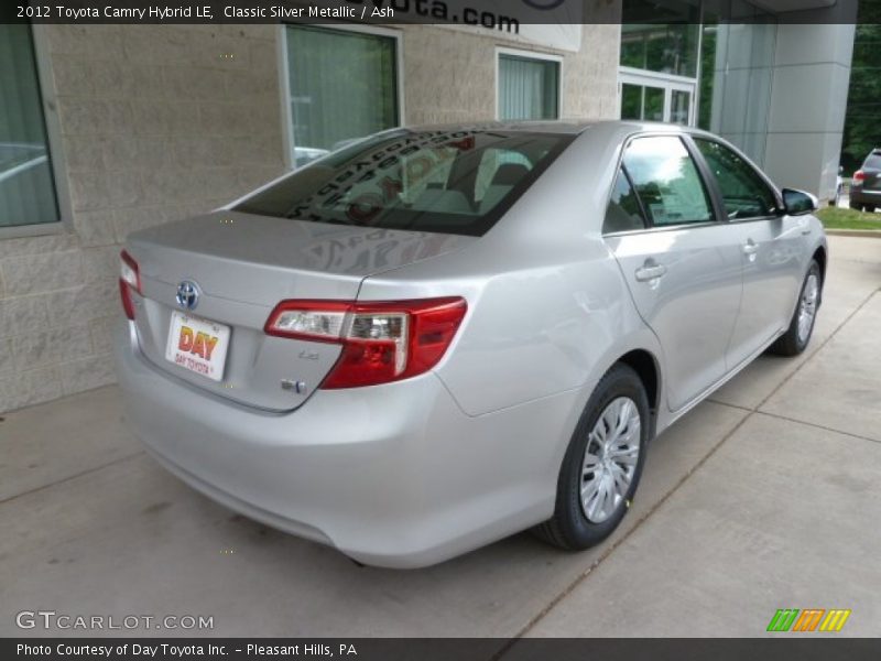 Classic Silver Metallic / Ash 2012 Toyota Camry Hybrid LE