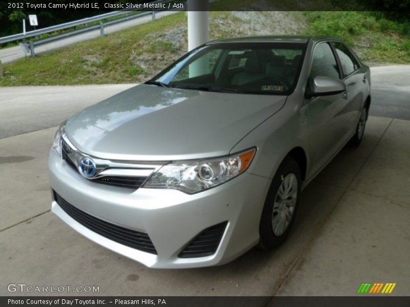 Classic Silver Metallic / Ash 2012 Toyota Camry Hybrid LE