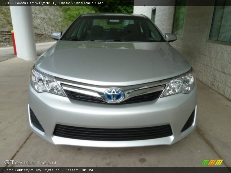 Classic Silver Metallic / Ash 2012 Toyota Camry Hybrid LE