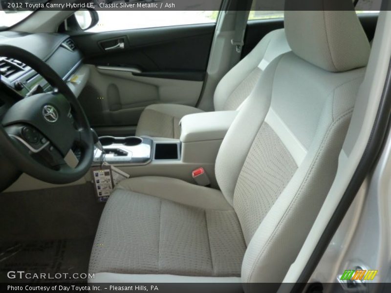 Classic Silver Metallic / Ash 2012 Toyota Camry Hybrid LE