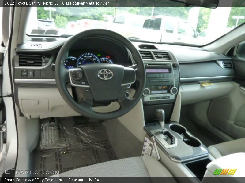 Classic Silver Metallic / Ash 2012 Toyota Camry Hybrid LE