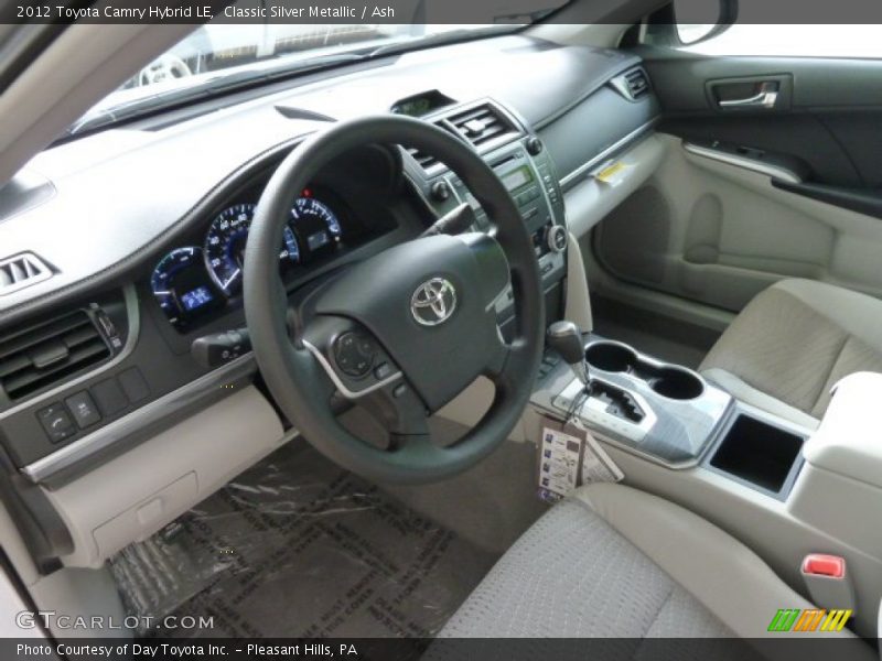 Classic Silver Metallic / Ash 2012 Toyota Camry Hybrid LE